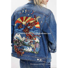 high fashion embroidered jeans jacket for sale from pakistan GREAT GILLS INCORPORATION